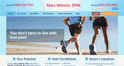 Desktop Screenshot of footspecialist.net