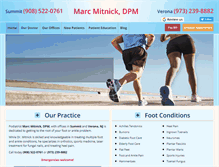 Tablet Screenshot of footspecialist.net